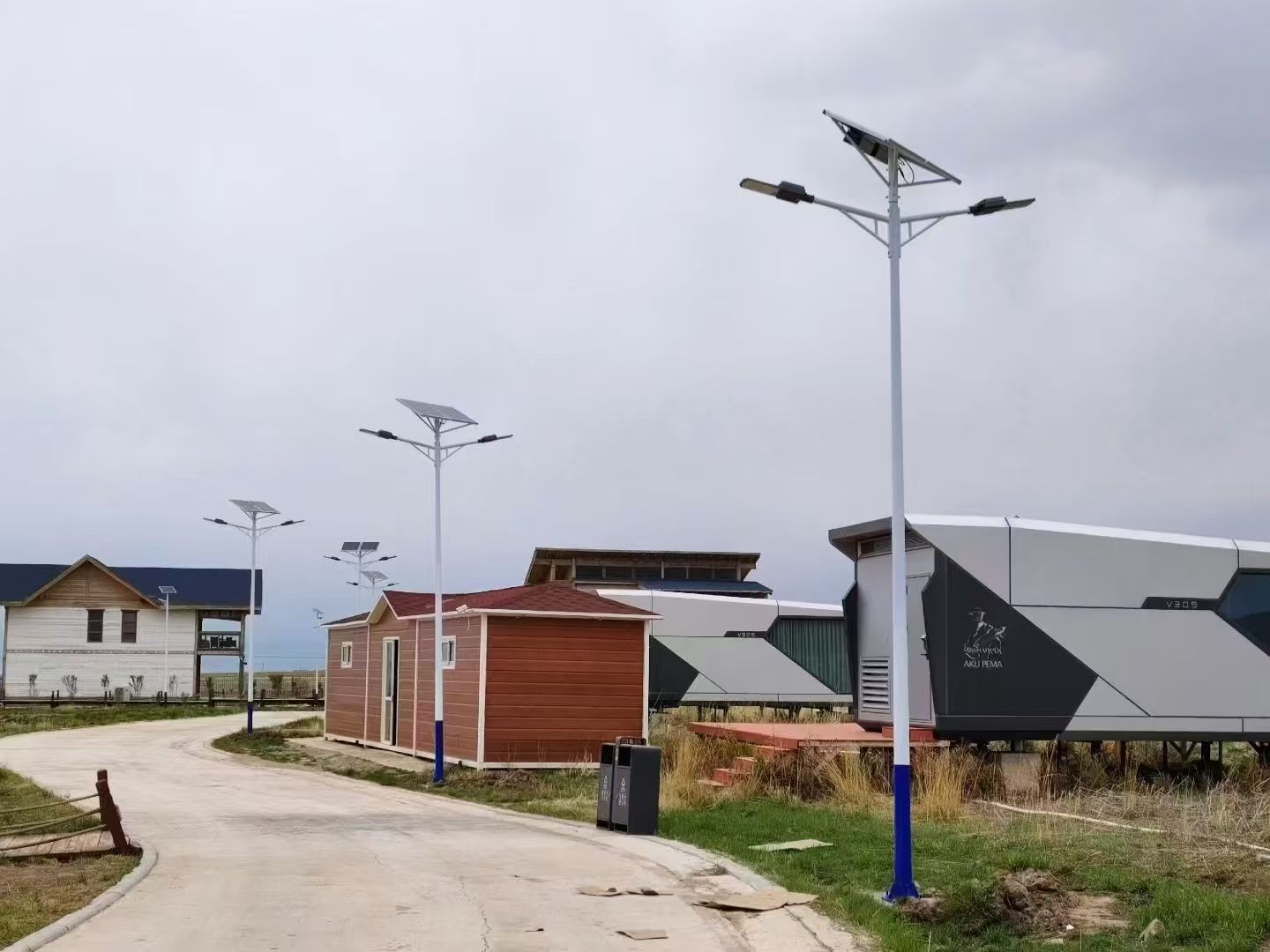 Rural park split-type solar street lights